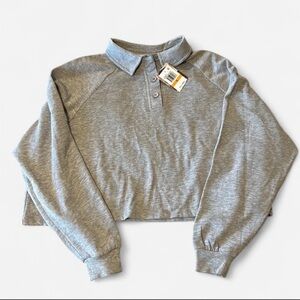 NWT Grey Thick Long Sleeve